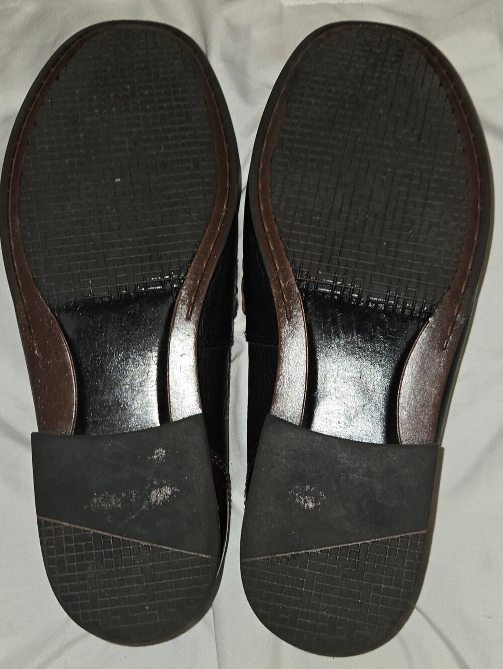 Dockers Black & Brown Tassel Kiltie Loafers Sz 11 - Picture 6 of 10